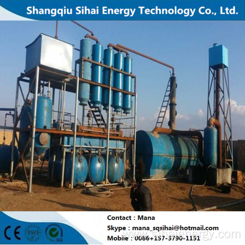 Used Engine Oil Recycling to Diesel Plant